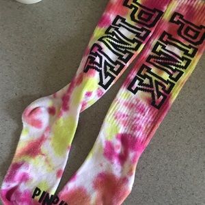 Victoria’s Secret Pink Tie-Dye Socks M/L